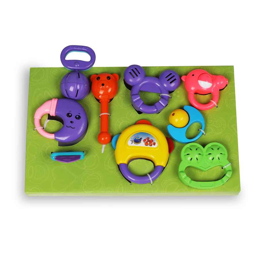 Toyzone 9 Piece Baby Rattles