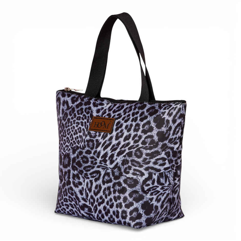 HOOM Print Lunch Bag with Met-PET Aluminium Insulation | Keeps Food Fresh & Warm for Longer