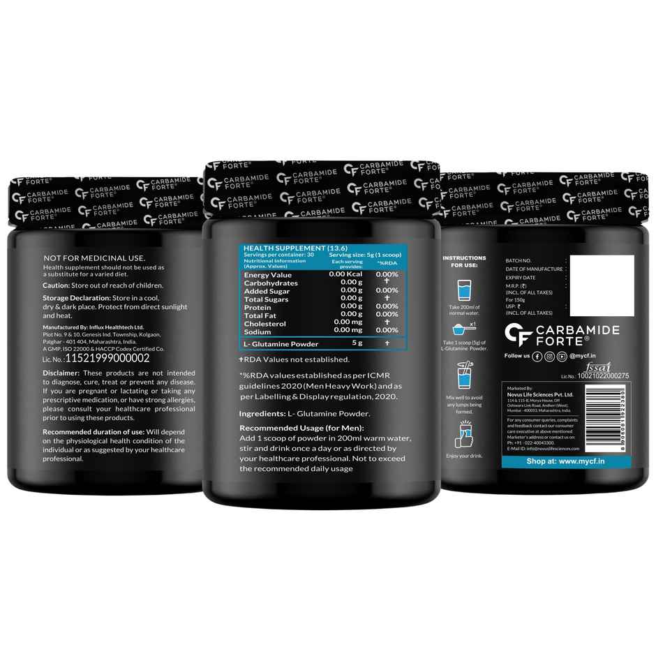 Carbamide Forte L Glutamine Powder Unflavoured