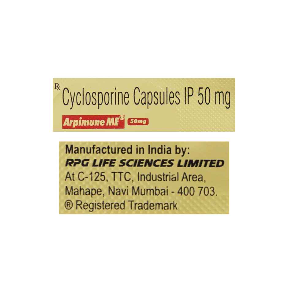 Arpimune ME 50mg Capsule