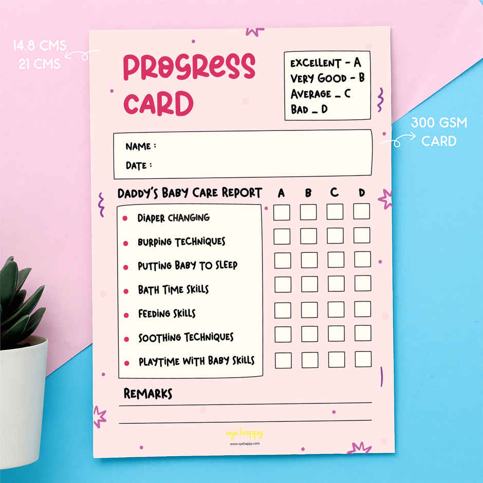 Report Card For New Dads | Oye Happy
