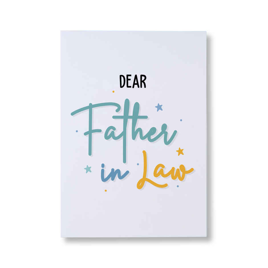 Father-in-Law Greeting Card | Oye Happy