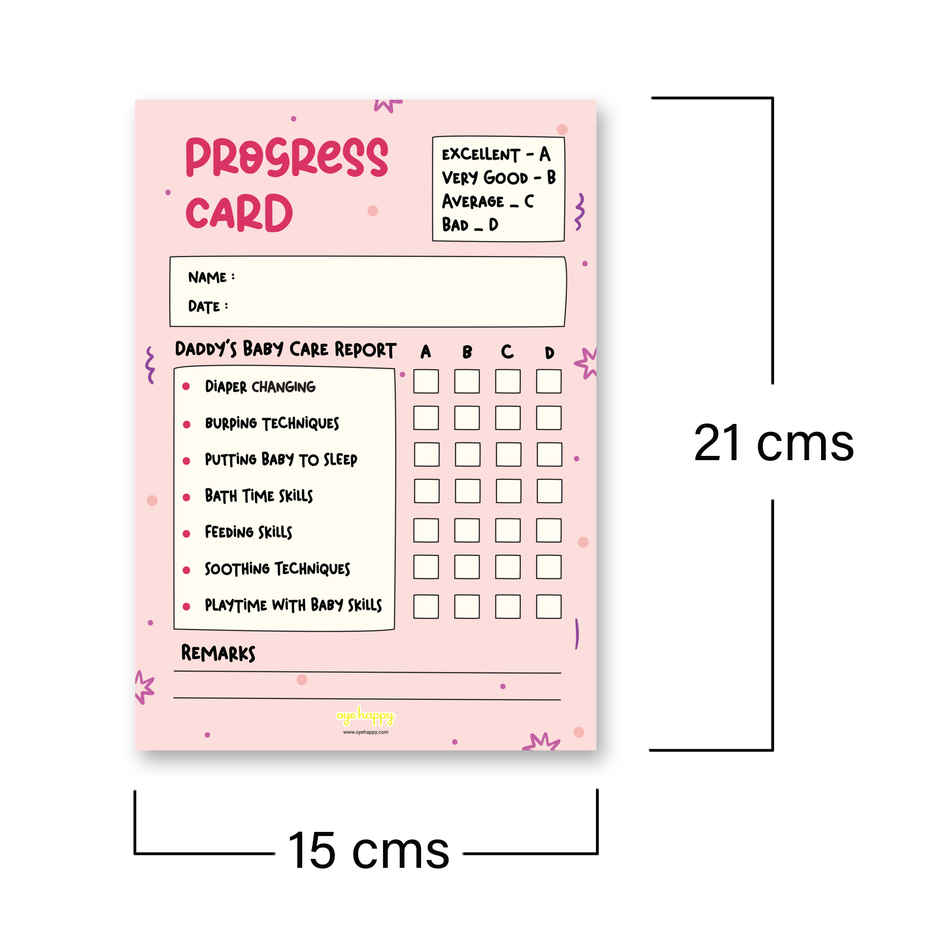 Report Card For New Dads | Oye Happy