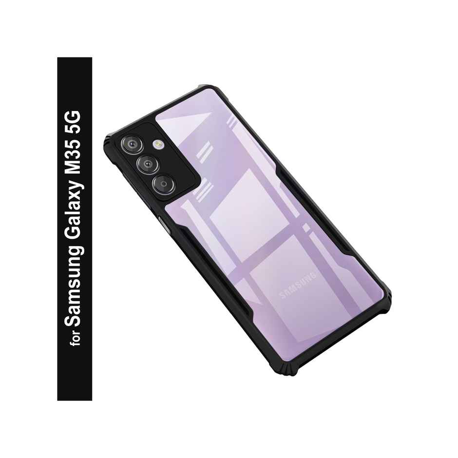 Zapcase Back Cover for Samsung Galaxy M35 5G | Matte-Black