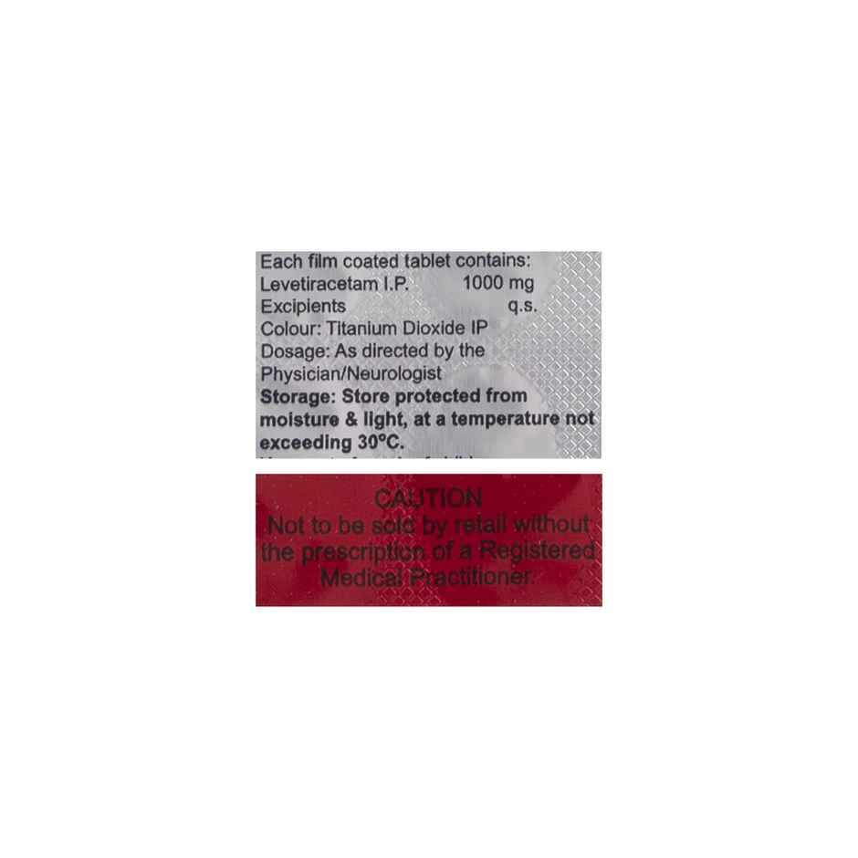 Keppra 1000mg Tablet