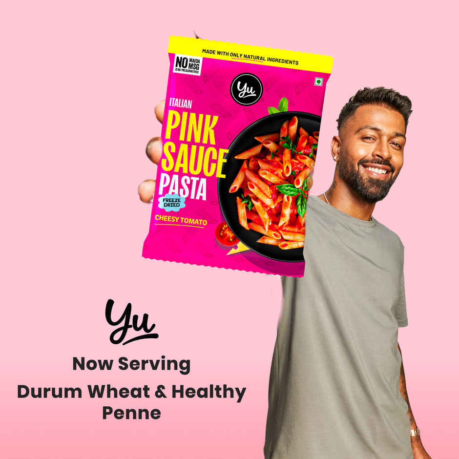 Yu Pink Sauce Instant Wheat Pasta | Penne - Combo Pack