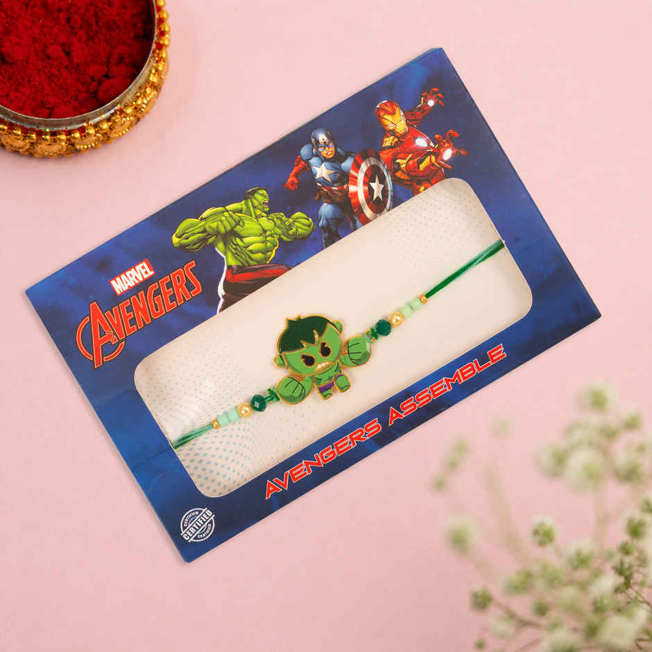 Kids Rakhi | Hulk Pendant | Marvel | Pack of 1 | Hamleys