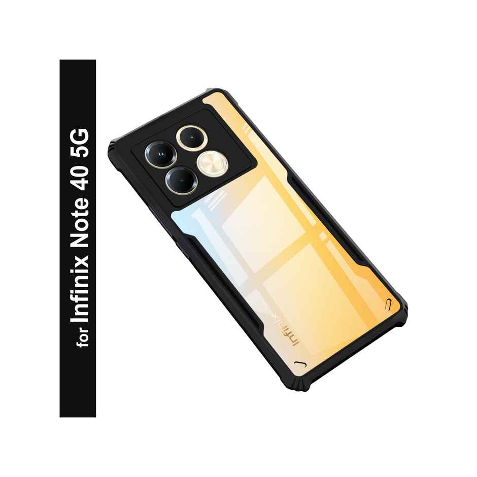 Zapcase Back Cover for Infinix Note 40 5G | Matte-Black