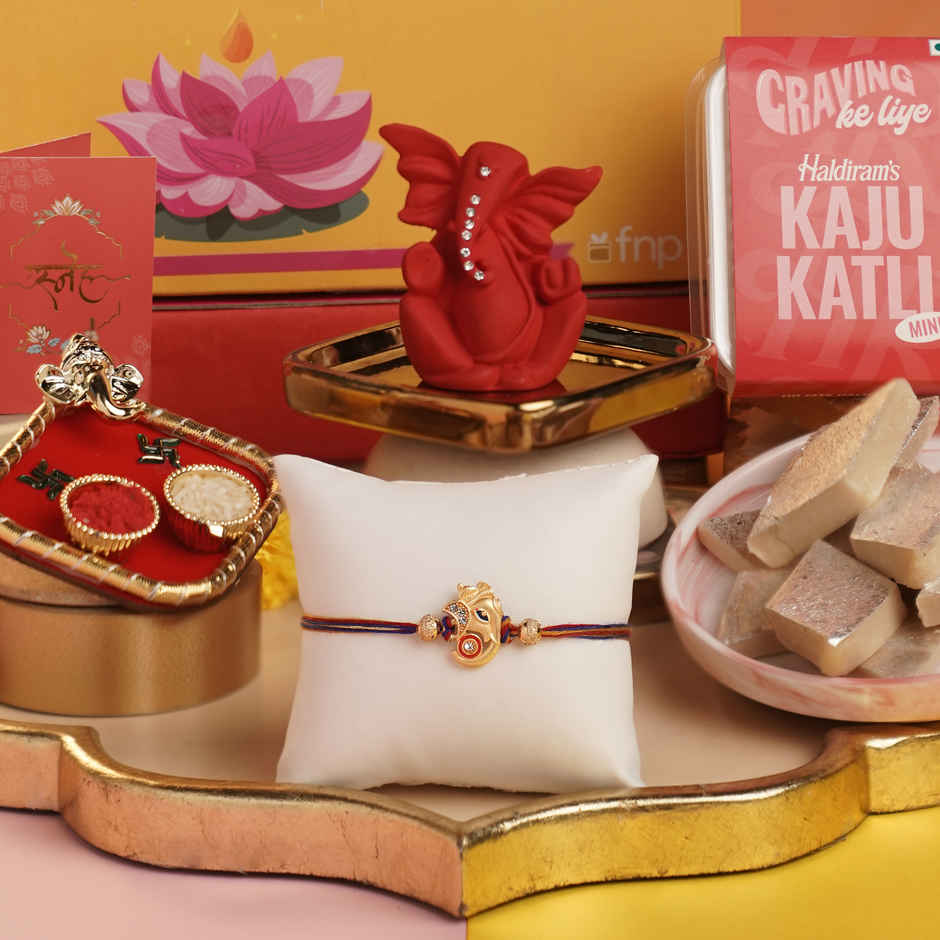 FNP Ganesh Ji Rakhi Gift Hamper