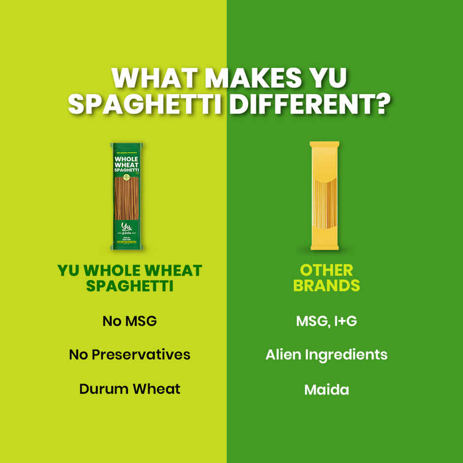 Yu Whole Wheat Spaghetti Pasta