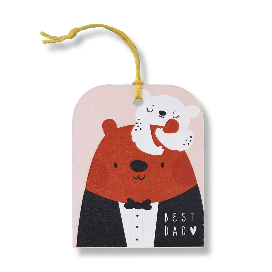 Best Dad Card Tag | Oye Happy