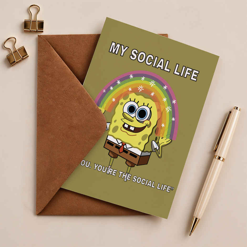 My Social Life Card | Happy Mail