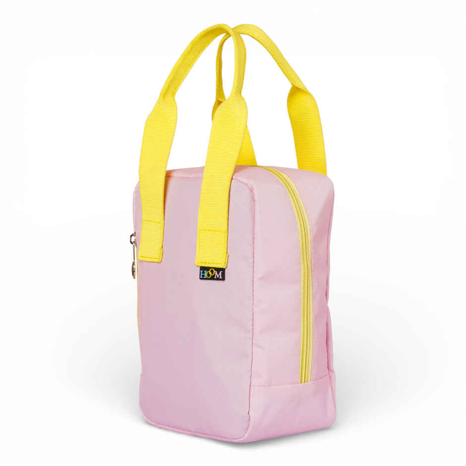 HOOM Solid Colour Lunch Bag with Met-PET Insulation & Front Pocket | Fresh and warm for Longer
