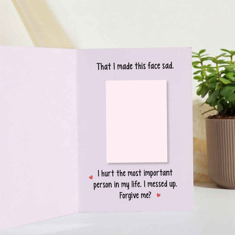 Sorry Reflective Mirror Card | Oye Happy
