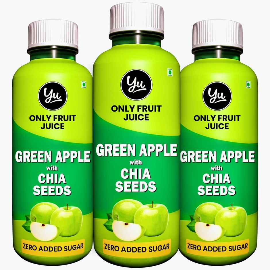 Yu Green Apple with Chia Seeds - Only Fruit Juice