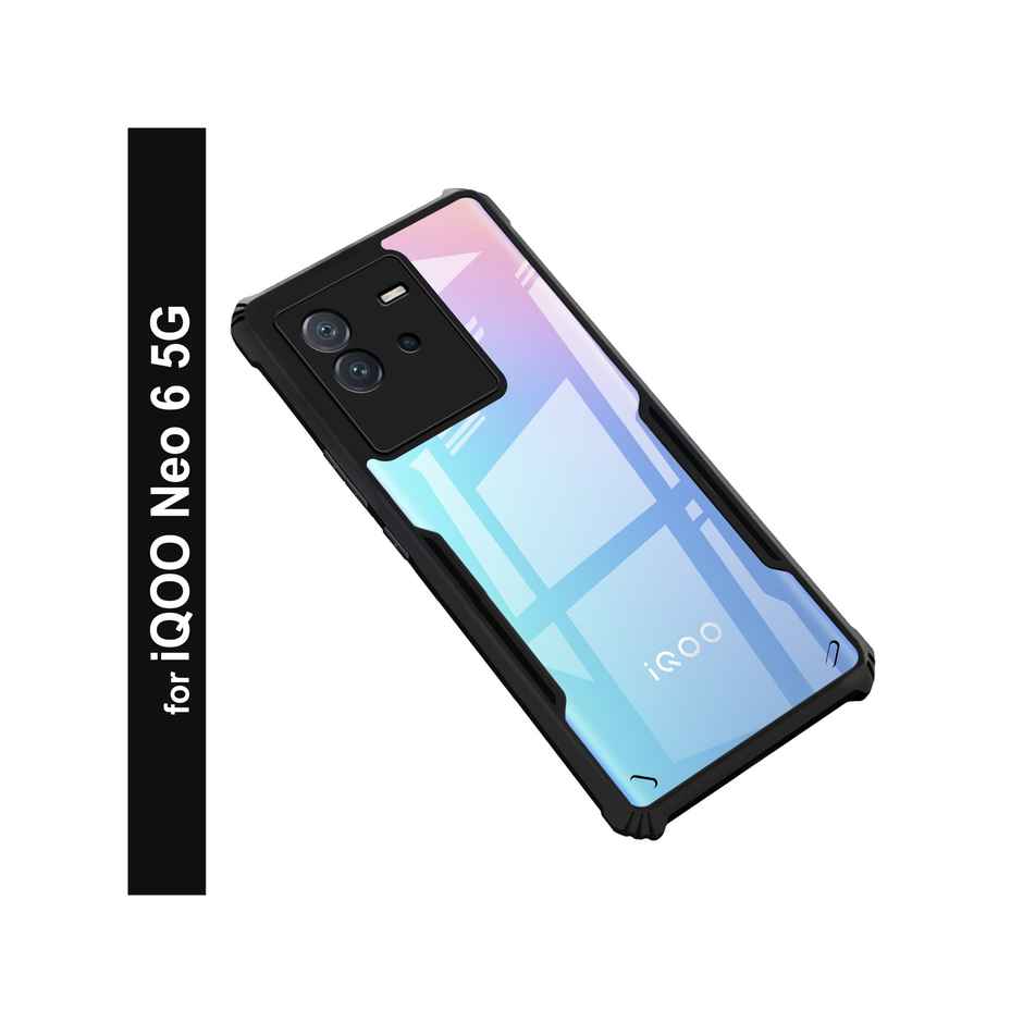 Zapcase Back Cover for iQOO Neo 6 5G | Matte-Black