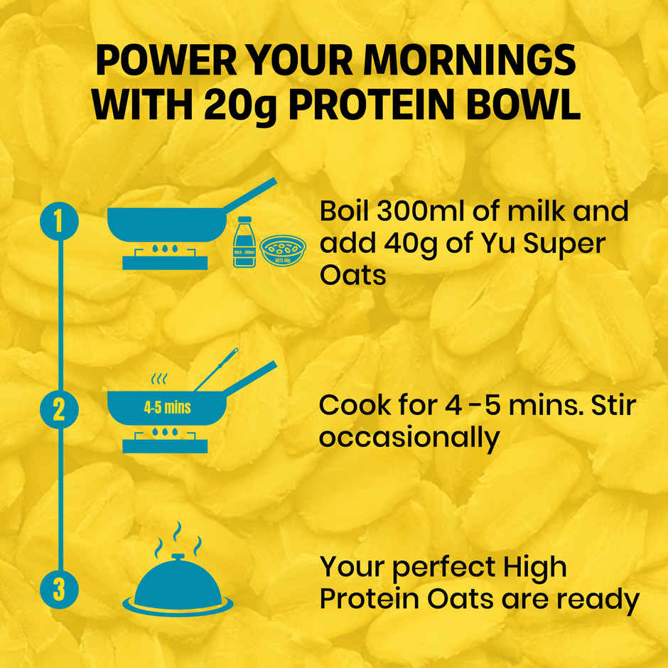 Yu High Protein Plain Rolled Oats