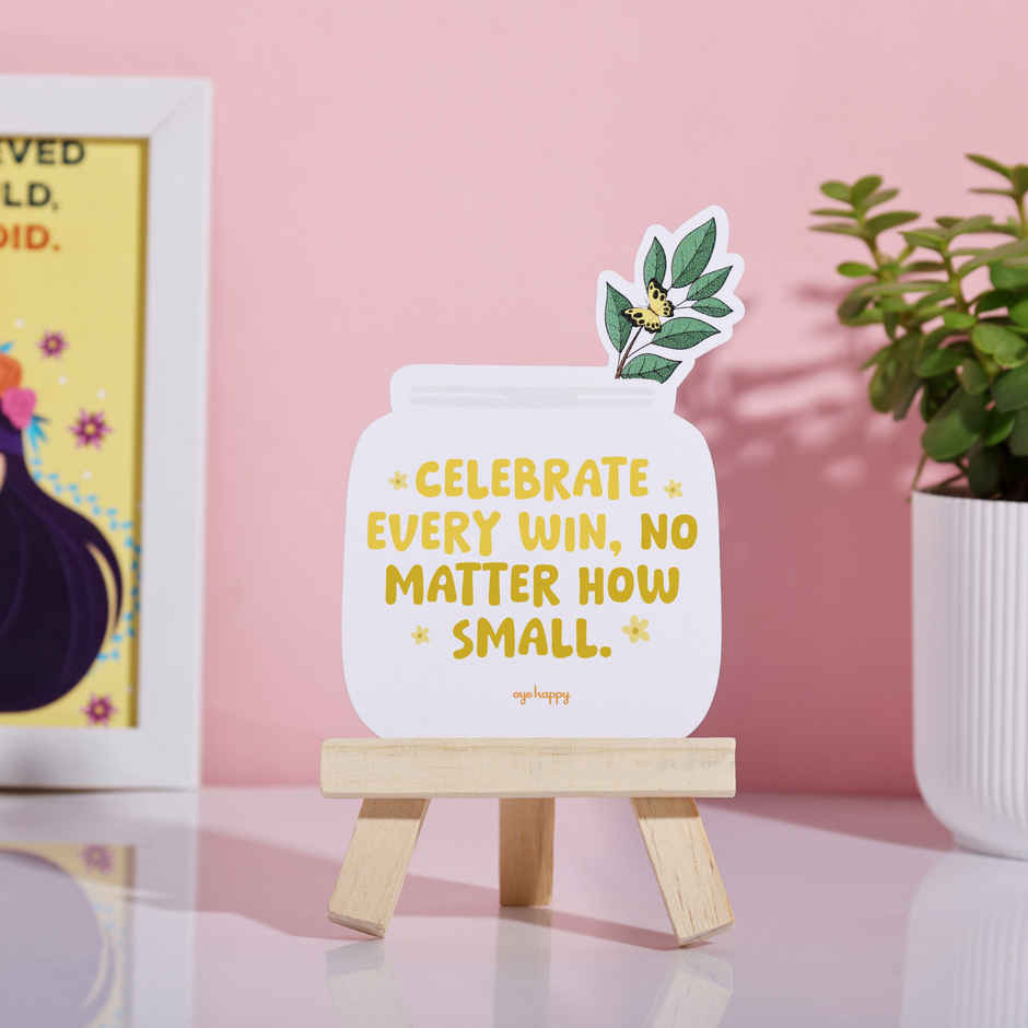 Positive Vibes Easel with Quotes on Positivity and Happiness | Oye Happy