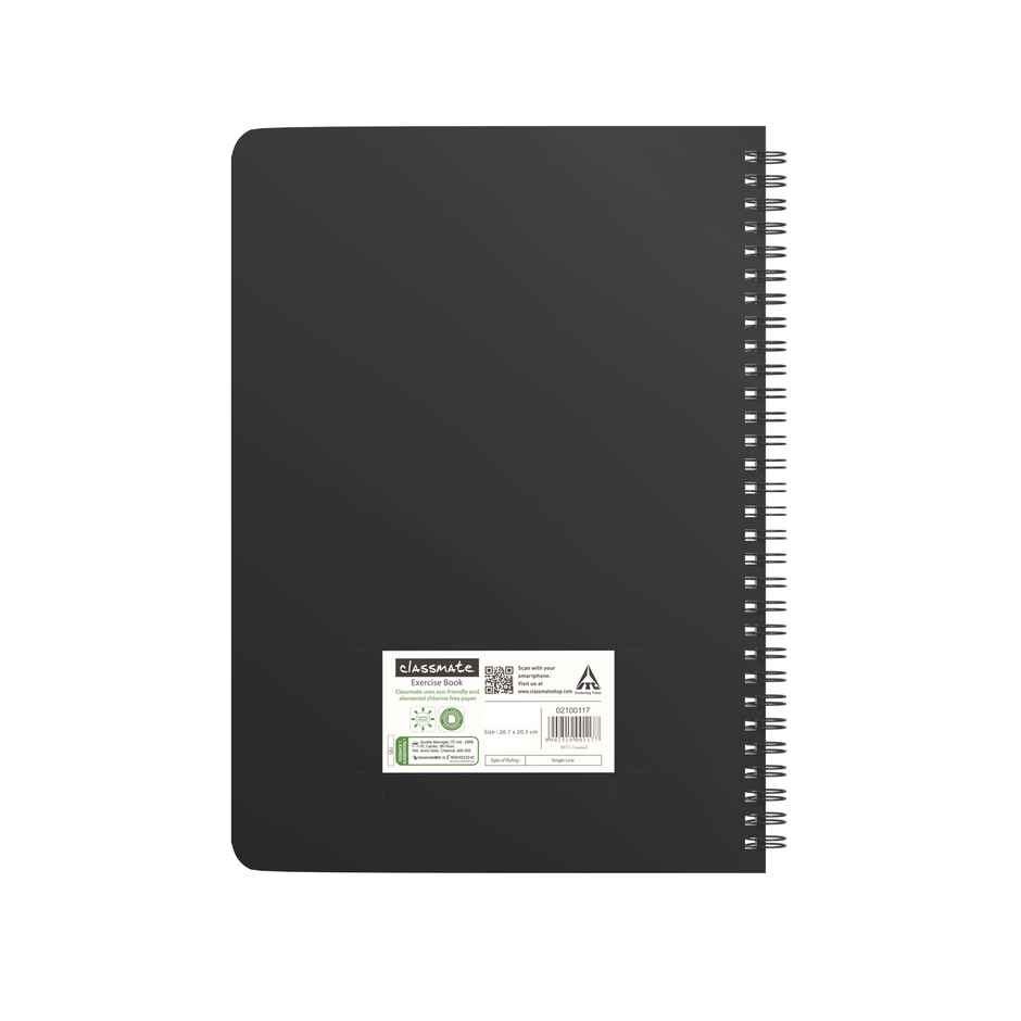 Classmate | Pulse | Spiral Notebook | 6 Sub | Single Line | 267 X 203 |302 Pages