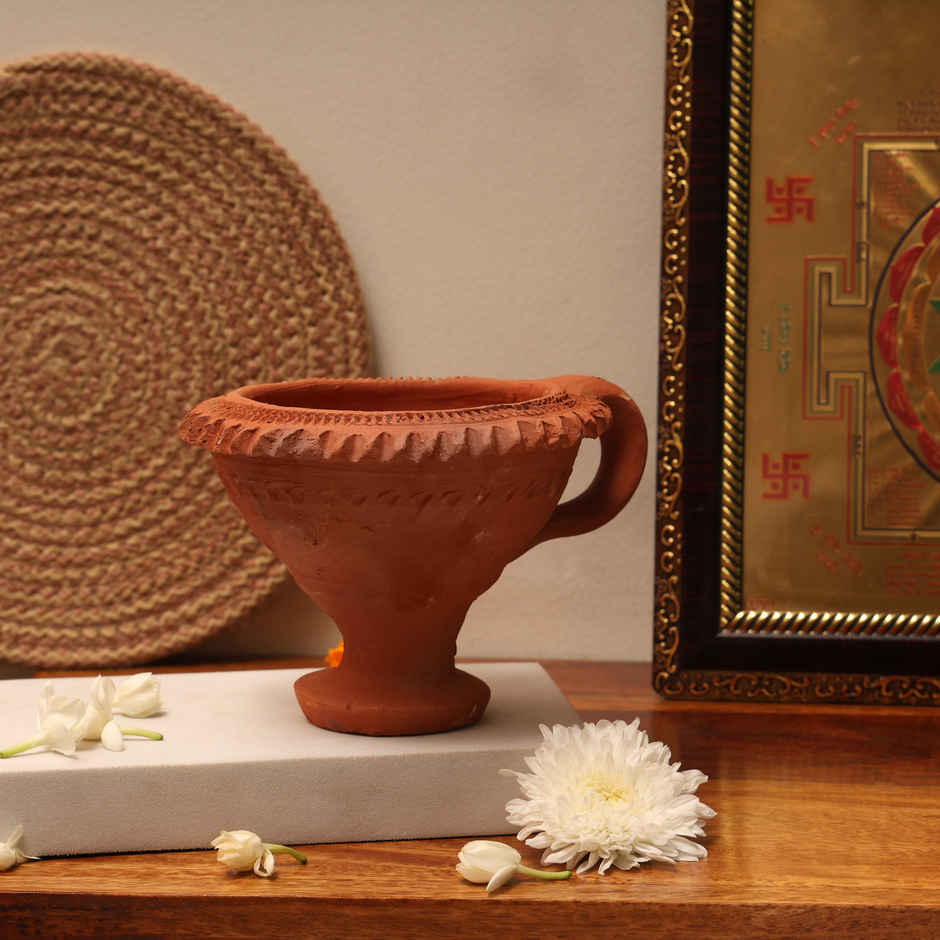 Traditional Clay Dhunuchi | Mangal Bhawan