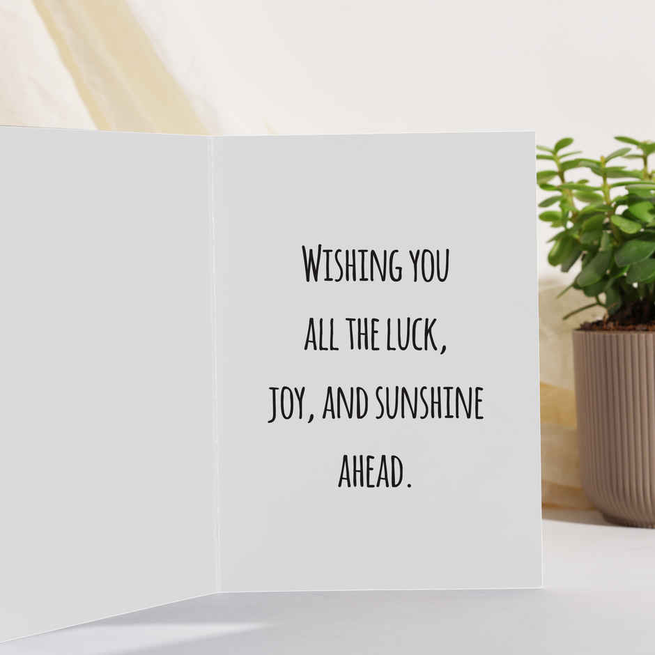 Floral Best Wishes Card | Birthday Celebration | Party Needs | Assorted Design | Propcon