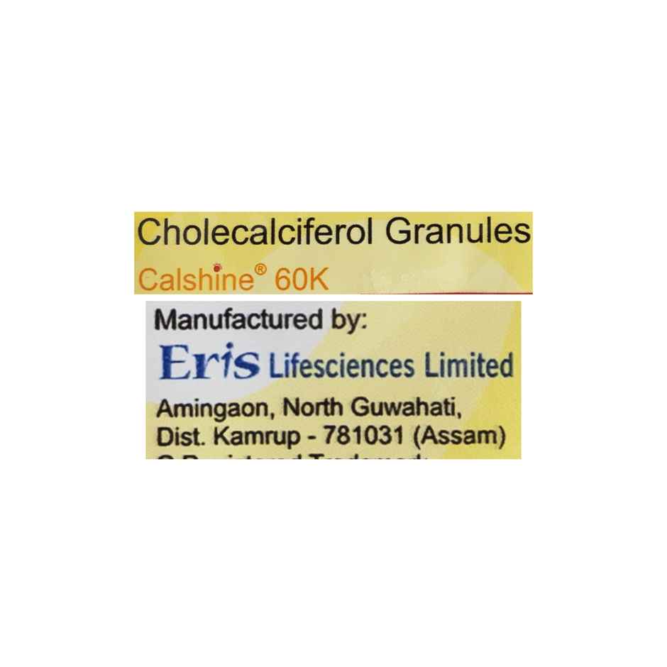 Calshine 60K Vitamin D3 Sugar Free Granules