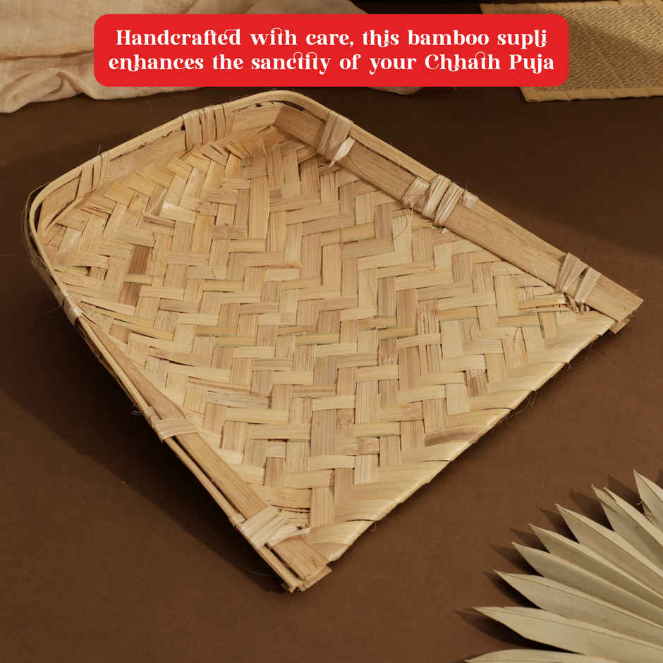 Traditional Bamboo Supli | Chhath Puja Religious Accessory | Oye Happy