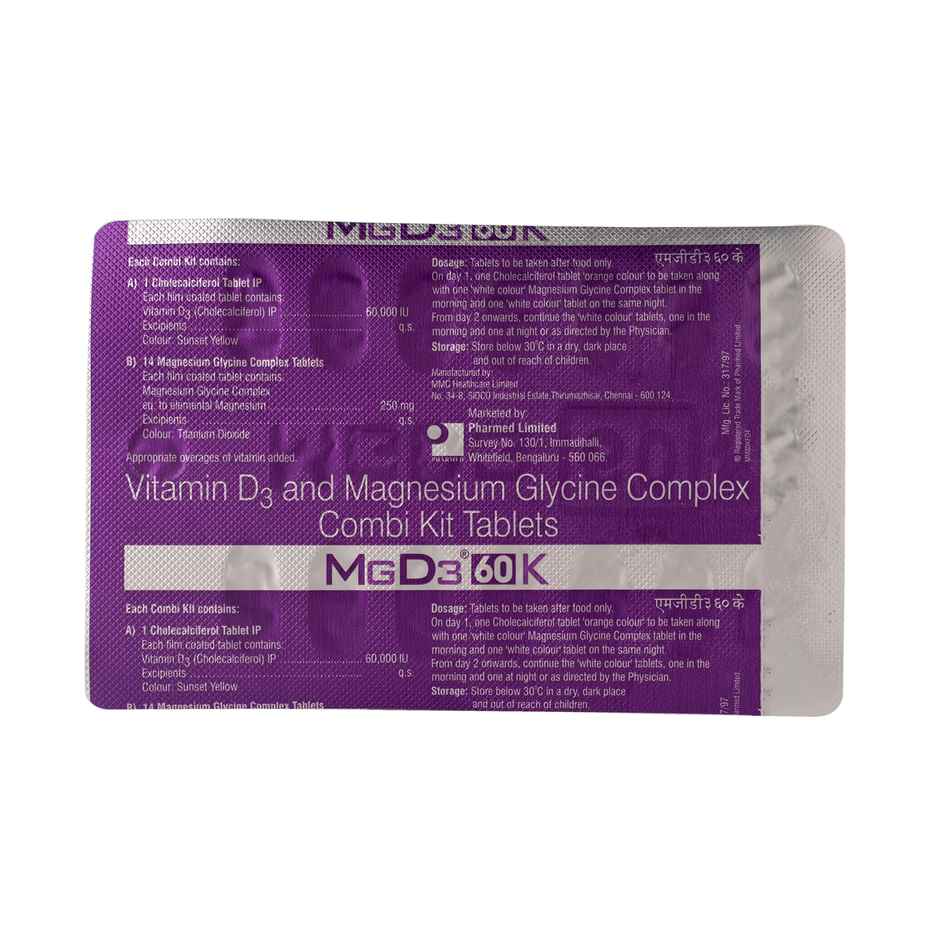 MGD3 60K Vitamin D3 Tablet