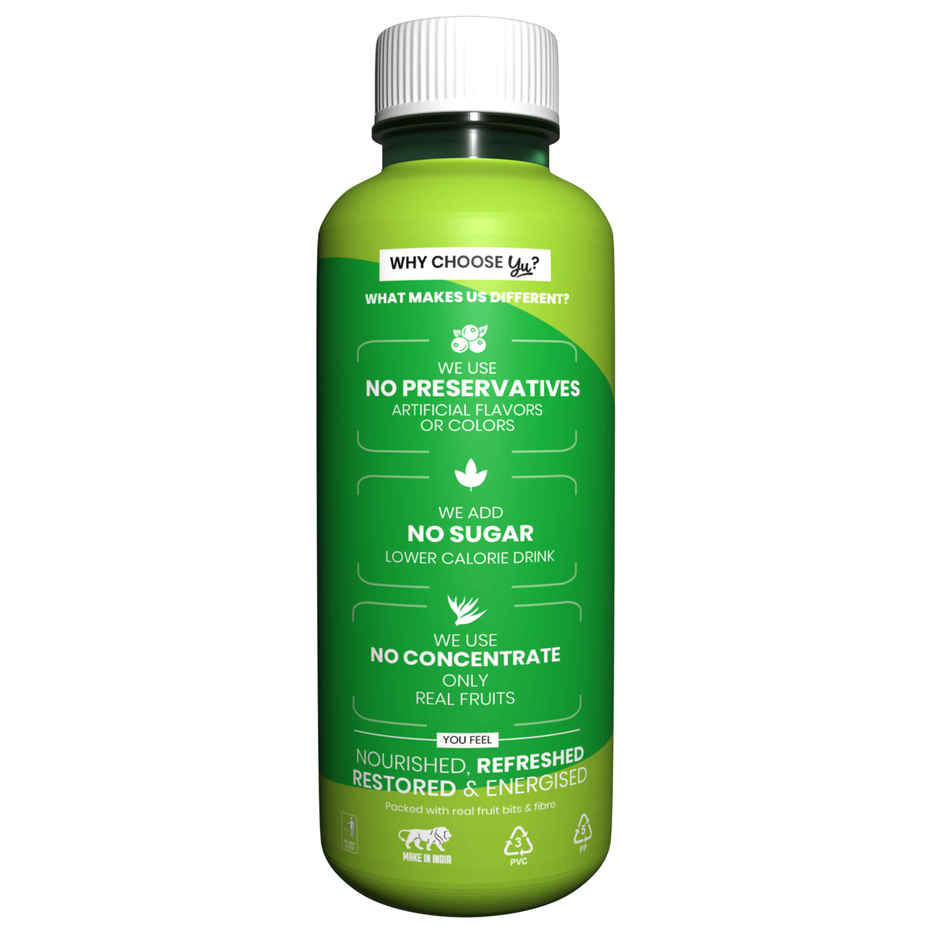 Yu Green Apple with Chia Seeds - Only Fruit Juice