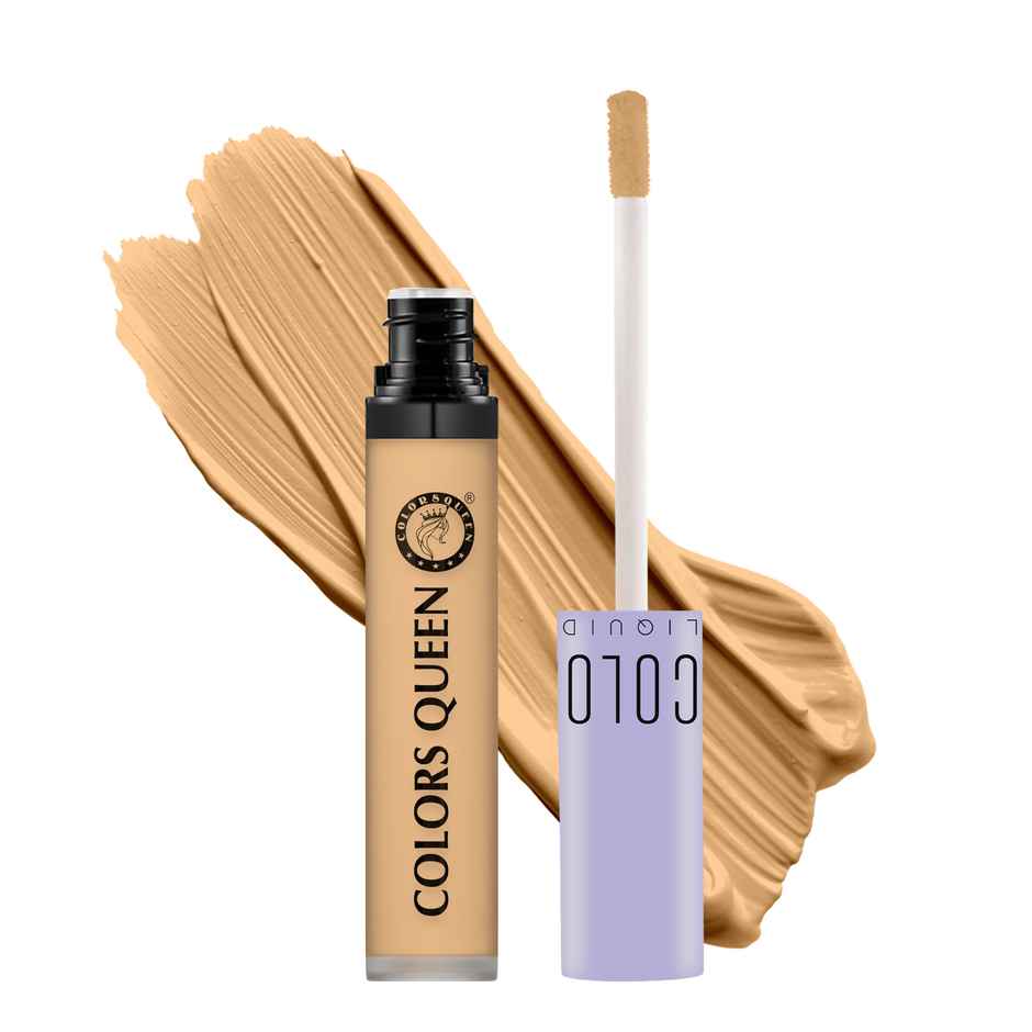Colors Queen Conceal & Reveal Liquid Concealer Long Lasting Concealer with Matte Finish | Natural