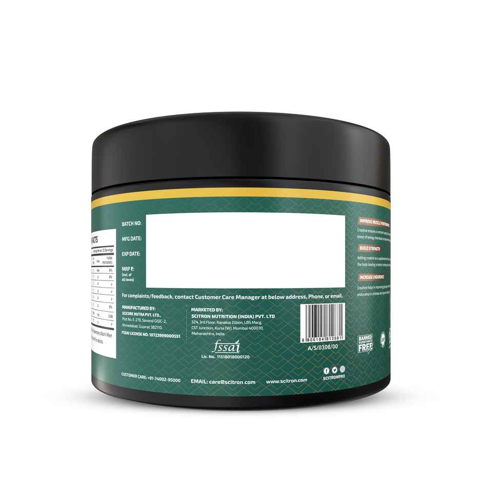 Scitron Nitro Creatine Monohydrate - Lemon