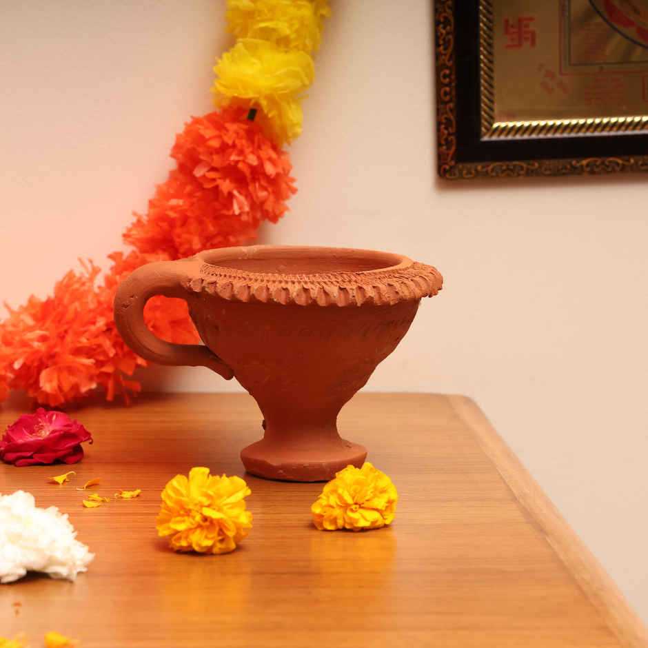 Traditional Clay Dhunuchi | Mangal Bhawan