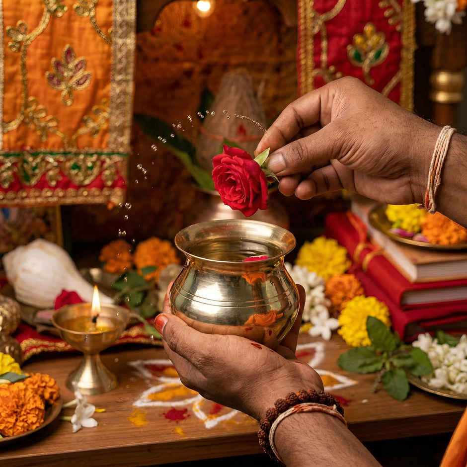 Brass Kalash for Pooja | Happy Mail