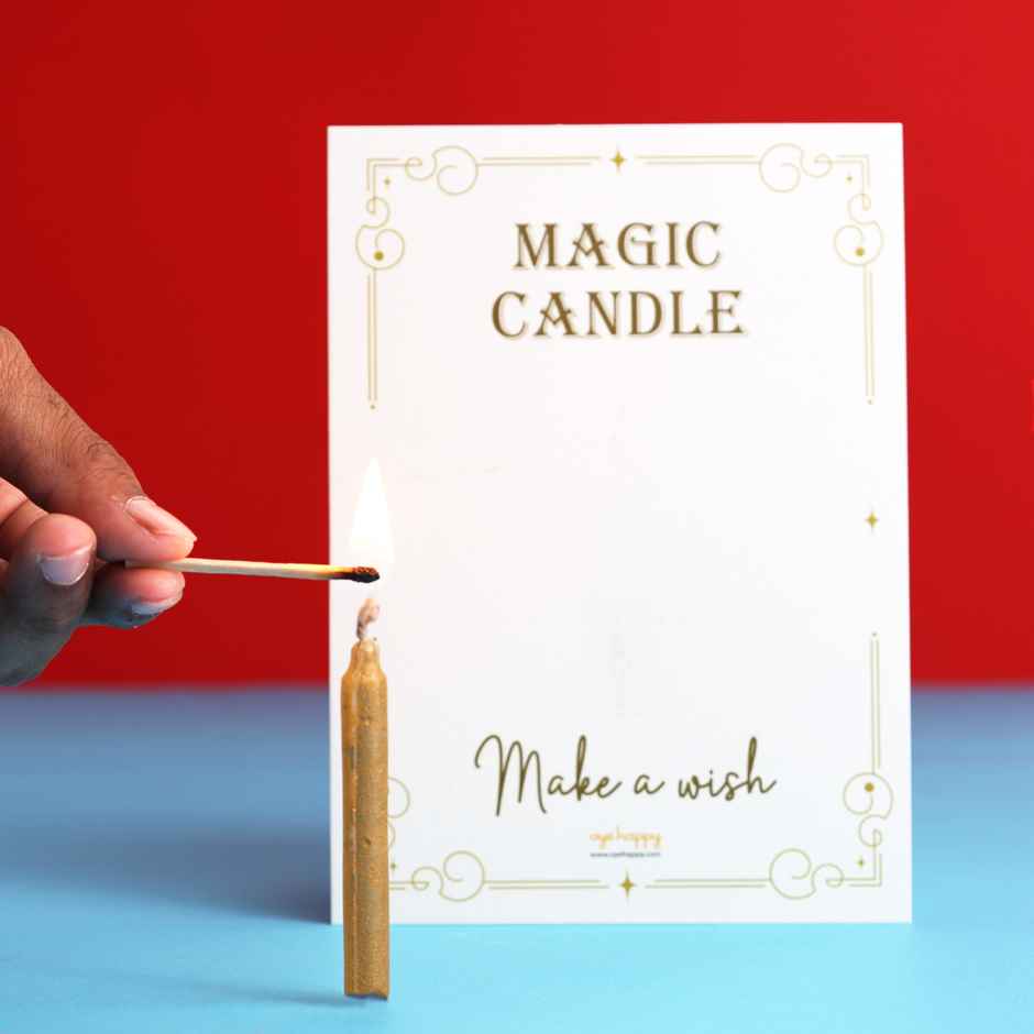 Magic Candle Card - Make a Wish | Fun Decorative