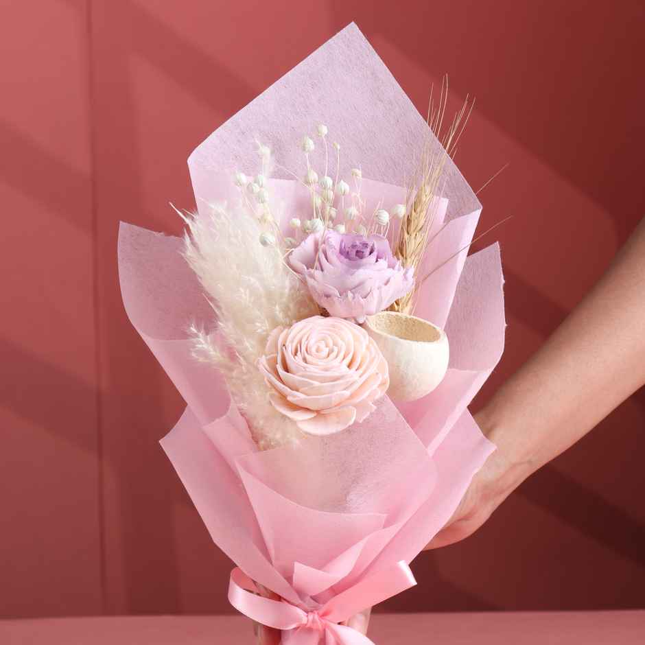 Dried Flower Floral Bunch | Flower Bouquet | FlowerAura