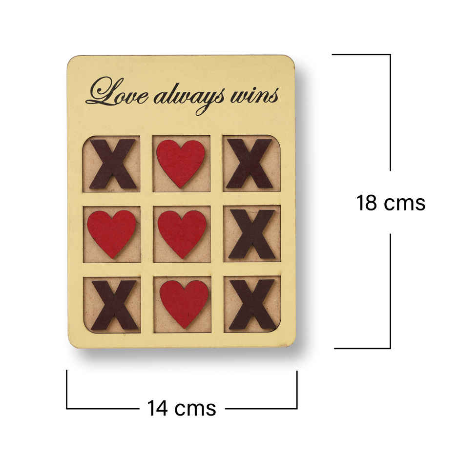 Tic-Tac-Toe Wooden | Happy Mail