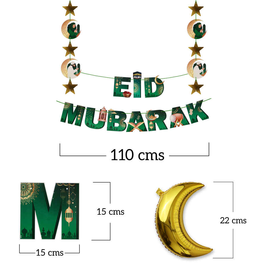 Eid Mubarak Decoration Kit | Propcon