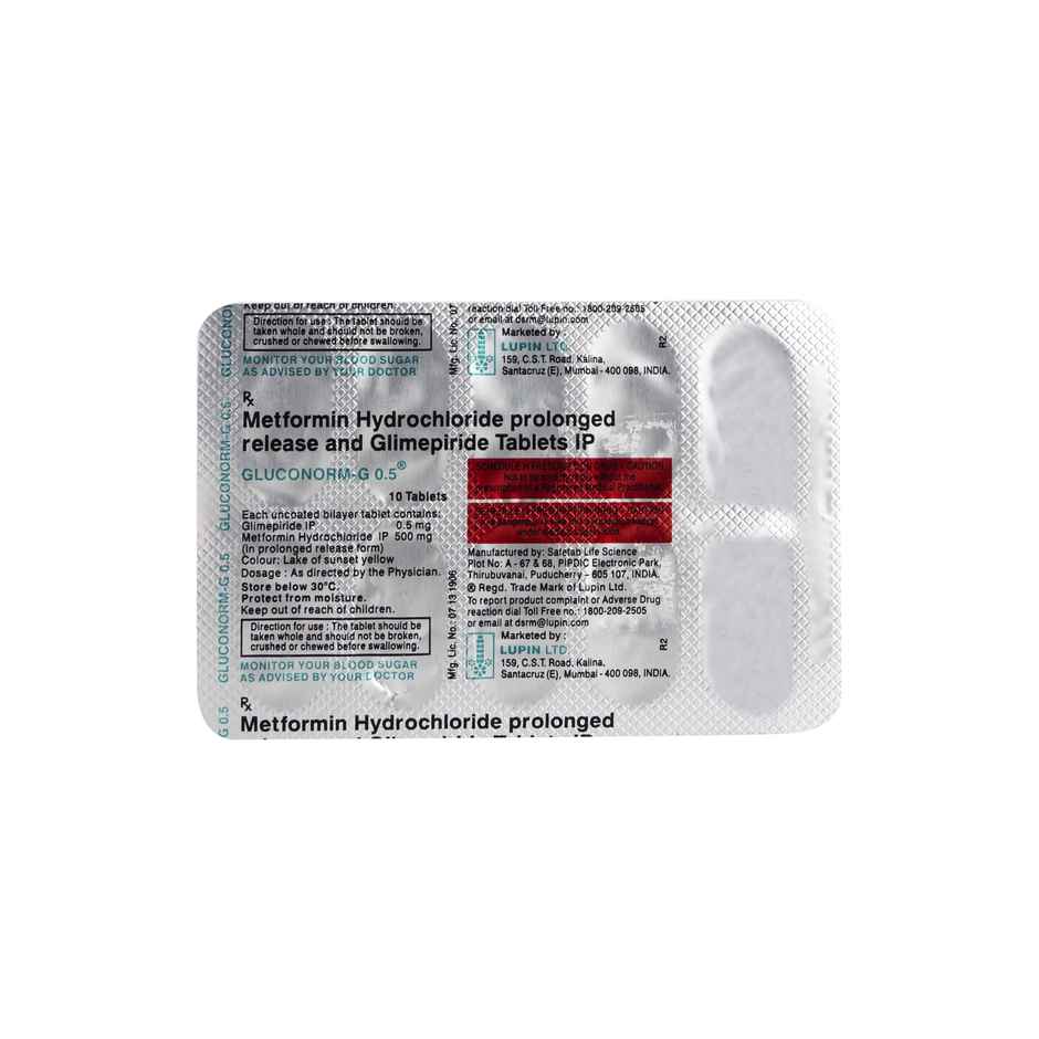 Gluconorm-G 0.5 Tablet PR