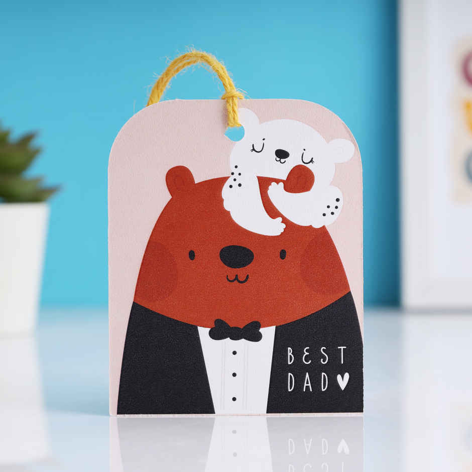 Best Dad Card Tag | Oye Happy