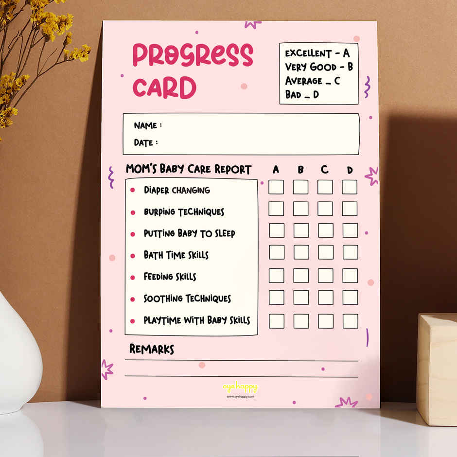 Report Card for New Moms | Oye Happy