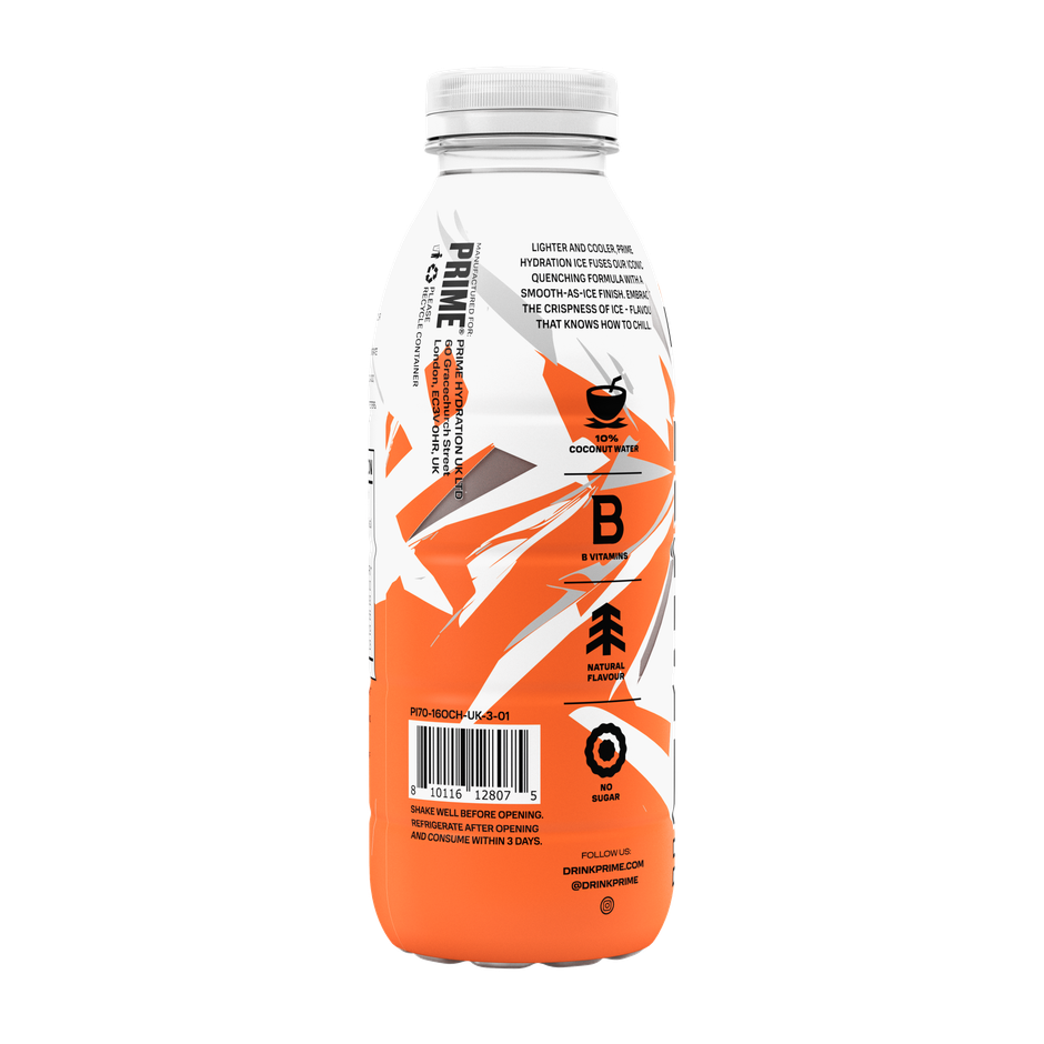 Prime Hydration Ice Orange Flavoured Drink