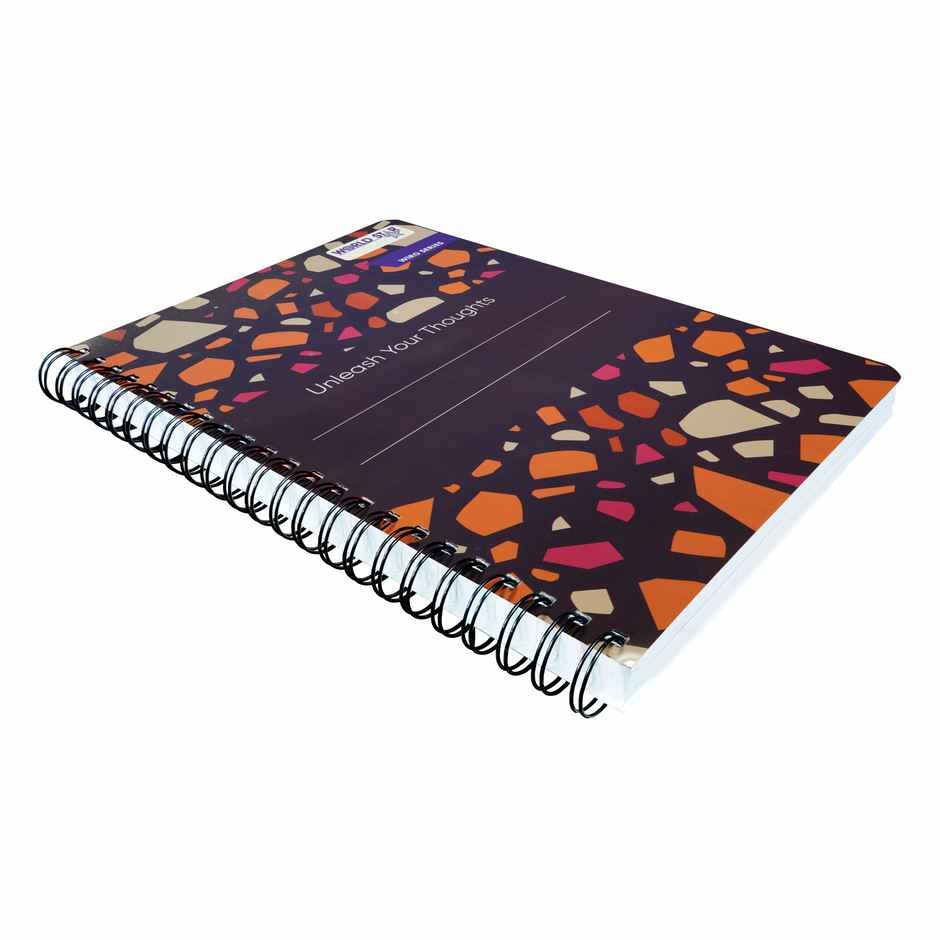 ABK Single Subject Spiral Ruled Notebook Soft Cover | 288 Pages, A4 -29.7 x 21 cm