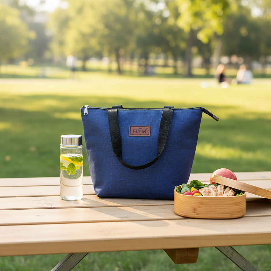 HOOM Lunch Bag with Met-PET Aluminium Insulation | Keeps Food Fresh & Warm Longer