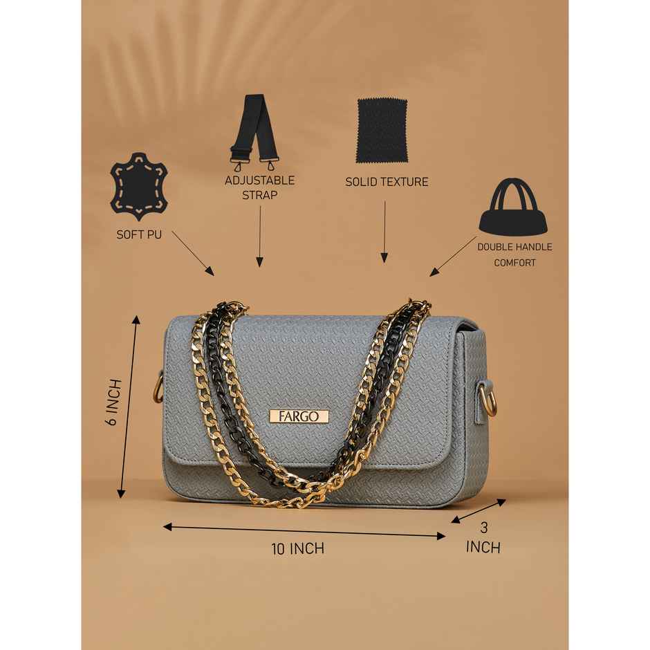 Fargo Grey Sling Bag Women Sling Bag | FGO-818