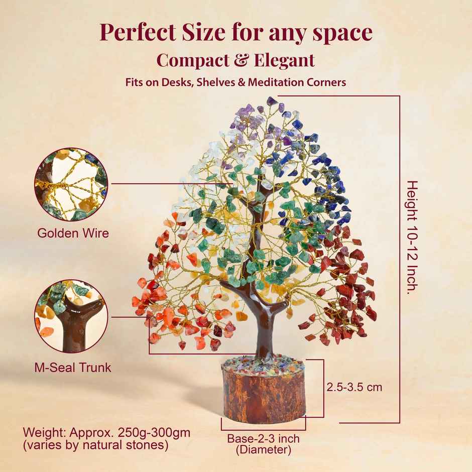 HINDCRAFT Seven Chakra Tree of Life Spiritual Energy Gift