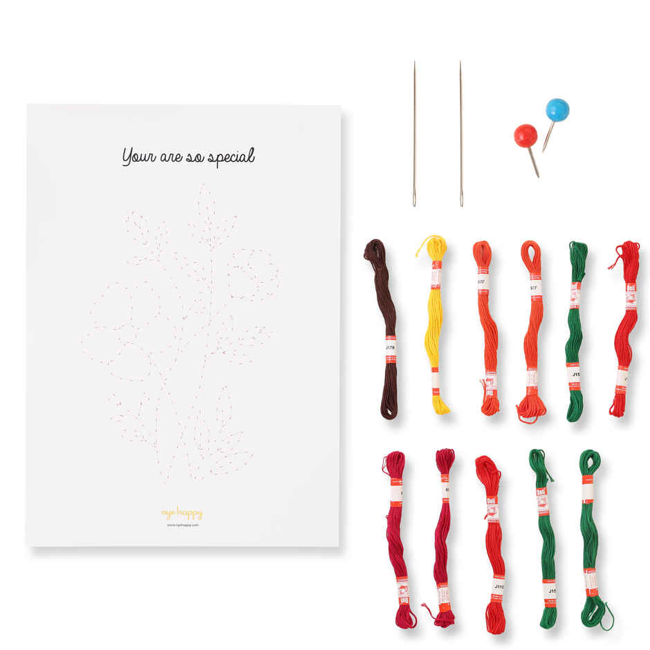 DIY Embroidery Greeting Card Kit | Craft Gift | Happy Mail