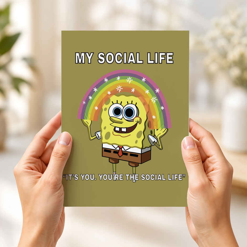 My Social Life Card | Happy Mail