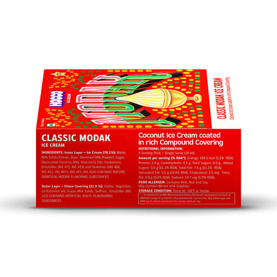 Hocco Ice Creams Classic Modak