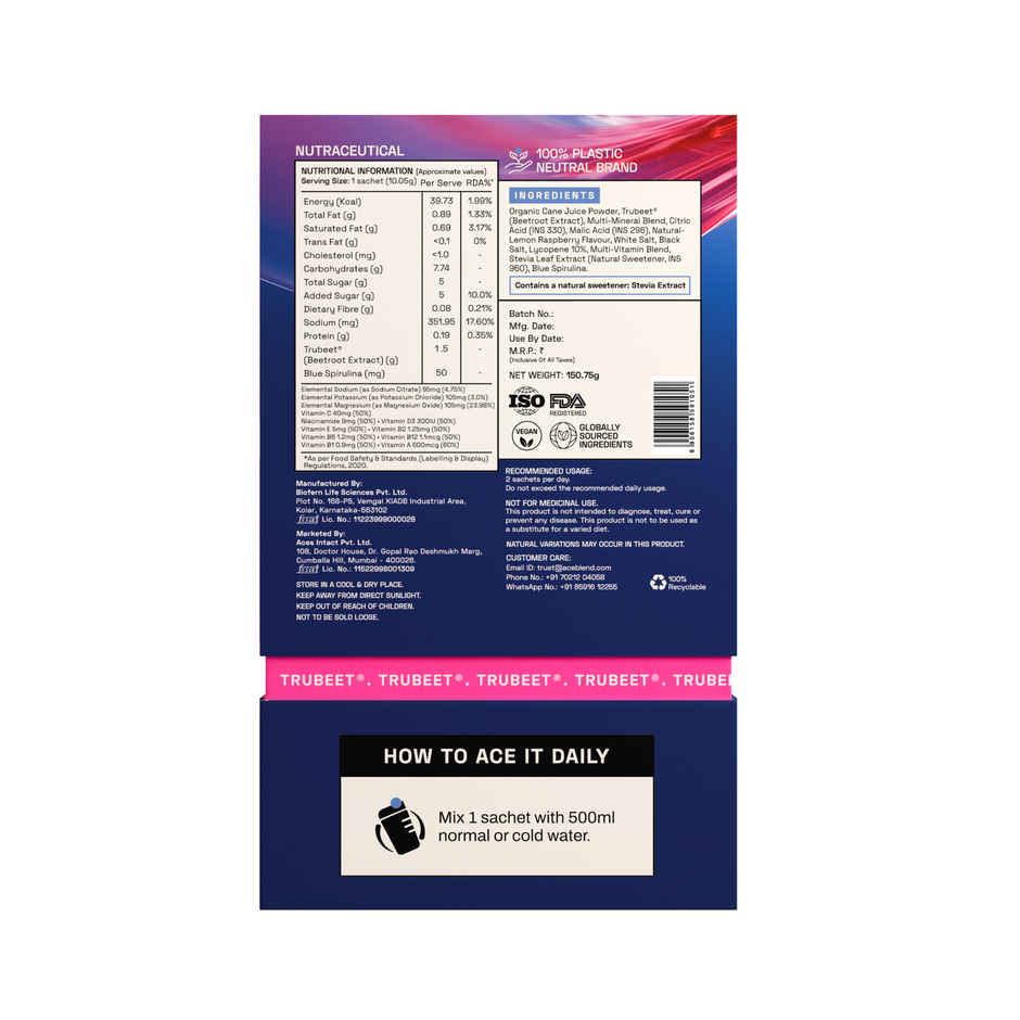 Ace Blend Hydro Hype | Lemon Raspberry