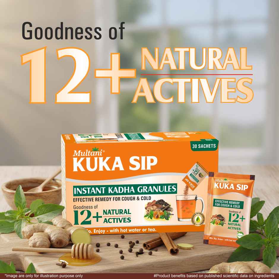 MULTANI Kuka Sip | Instant Kadha Granules | Effective Remedy for Cough & Cold